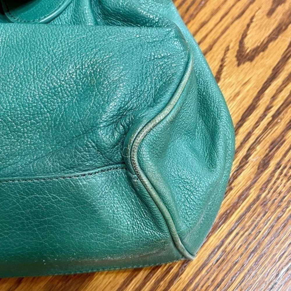 Cole Haan Green Leather Shoulder Bag - image 7