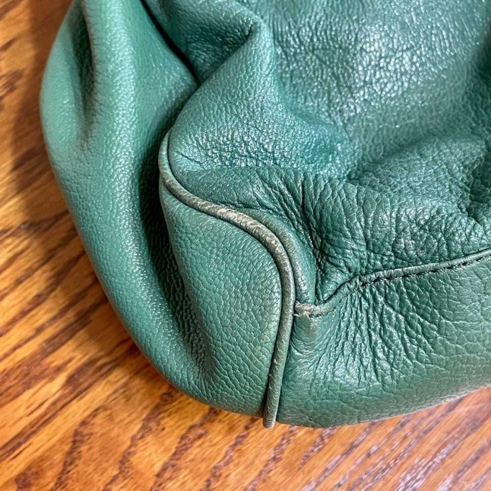 Cole Haan Green Leather Shoulder Bag - image 8