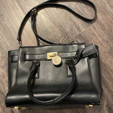 Michael Kors Black and Gold Purse - image 1