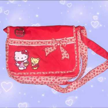 Hello Kitty Laptap Messanger Bag 2011 Red Polka Dots 2024 15