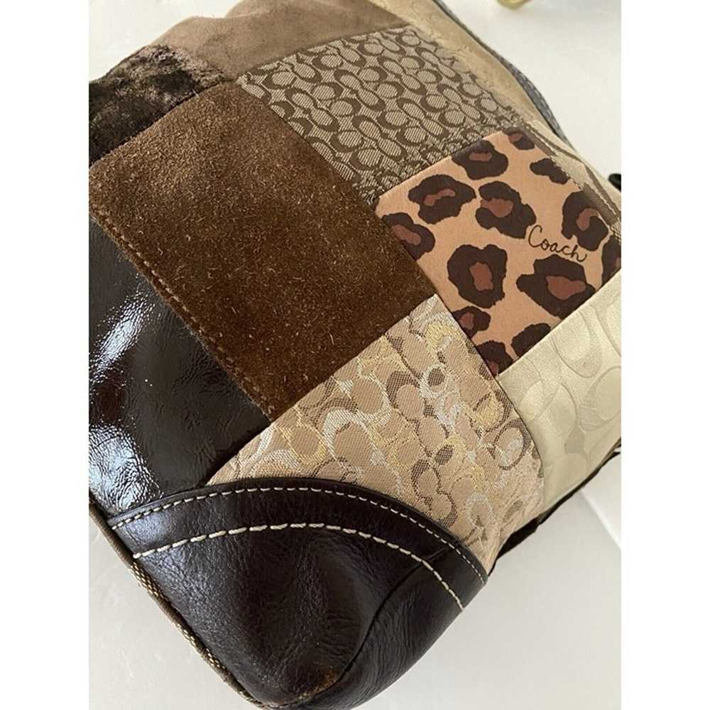 COACH Patchwork Brown CROSSBODY BAG - image 11