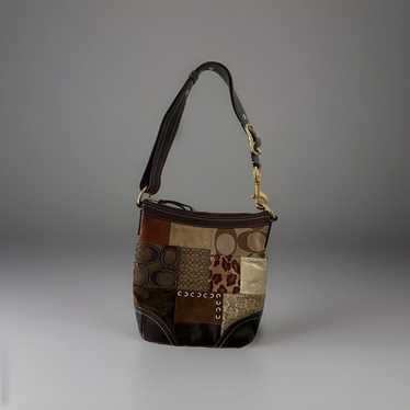 COACH Patchwork Brown CROSSBODY BAG - image 1