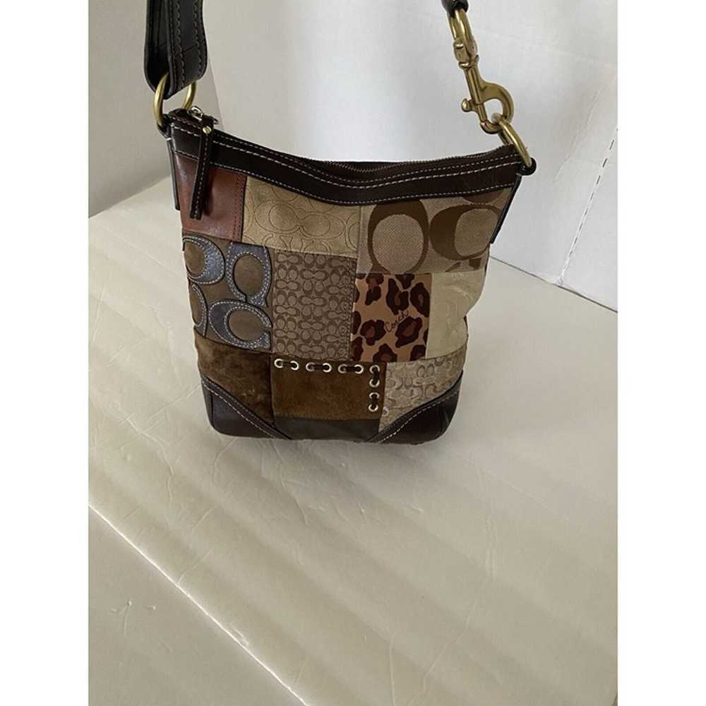 COACH Patchwork Brown CROSSBODY BAG - image 2