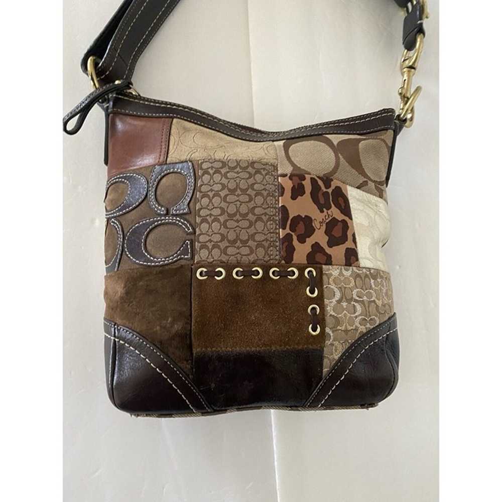 COACH Patchwork Brown CROSSBODY BAG - image 3