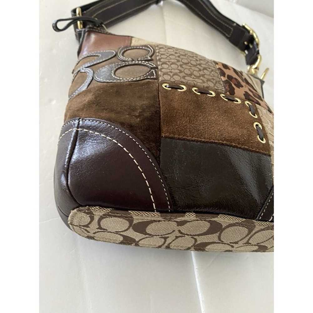 COACH Patchwork Brown CROSSBODY BAG - image 4