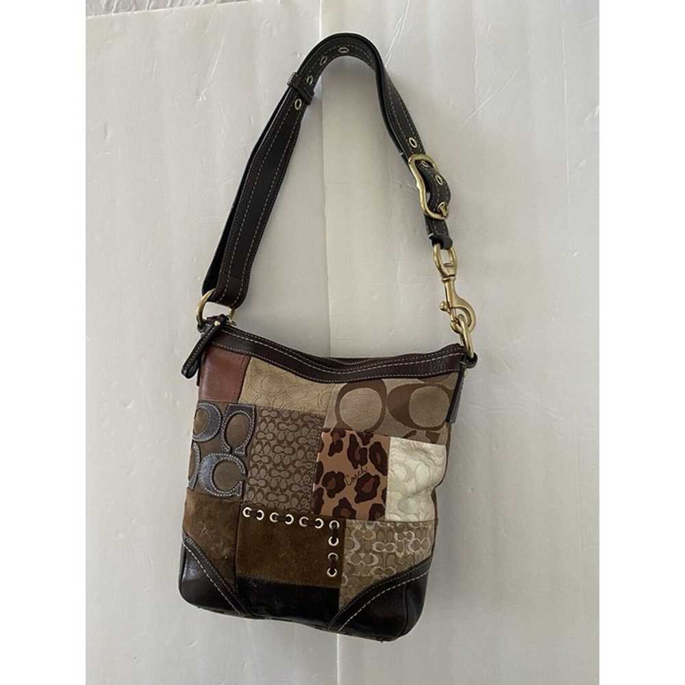 COACH Patchwork Brown CROSSBODY BAG - image 7