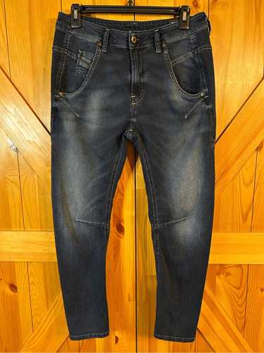 【関税&送料込】Fay Jeans Diesel Fayza Women's Relaxed Boyfriend Low Waist Blue Denim