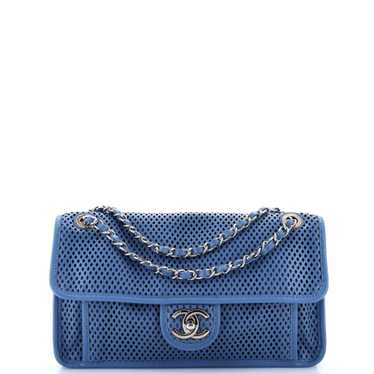 CHANEL Up In The Air Flap Bag Perforated Leather … - image 1