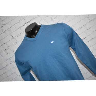 Southern Tide Blue Cotton V Neck Pullover Sweater… - image 1