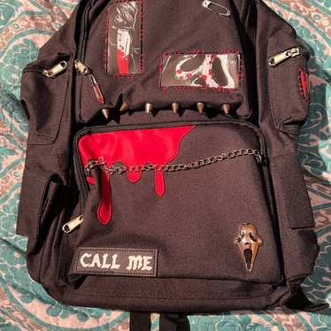 Spencers Ghost Face Built Up Backpack (Mint condi… - image 1