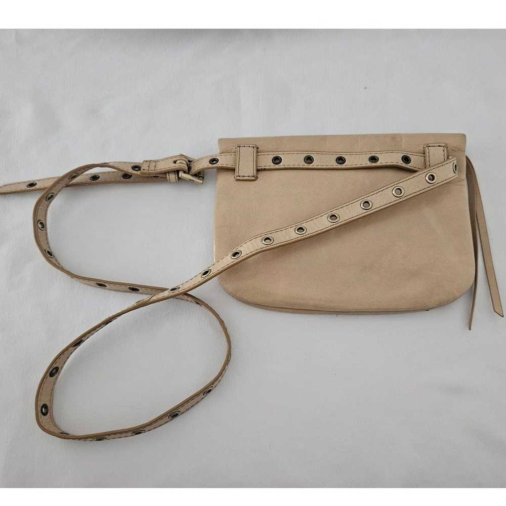 Hobo Saunter Tan Leather Belt Bag Adjustable Belt… - image 4