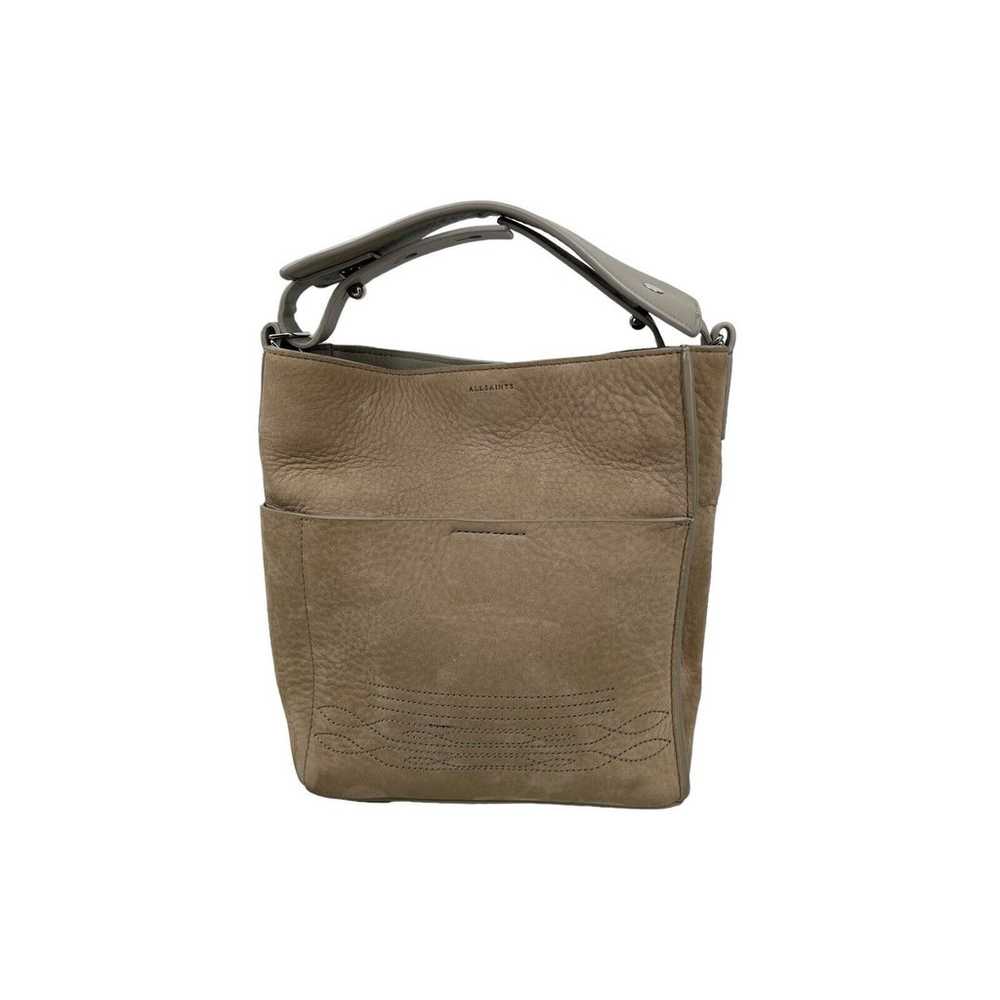 Allsaints Cooper Mini Tote Purse Crossbody Nubuck… - image 11