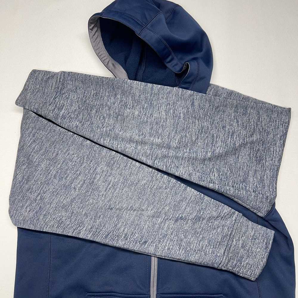 Adidas Adidas Hoodie Blue Climawarm Sweatshirt Fu… - image 10