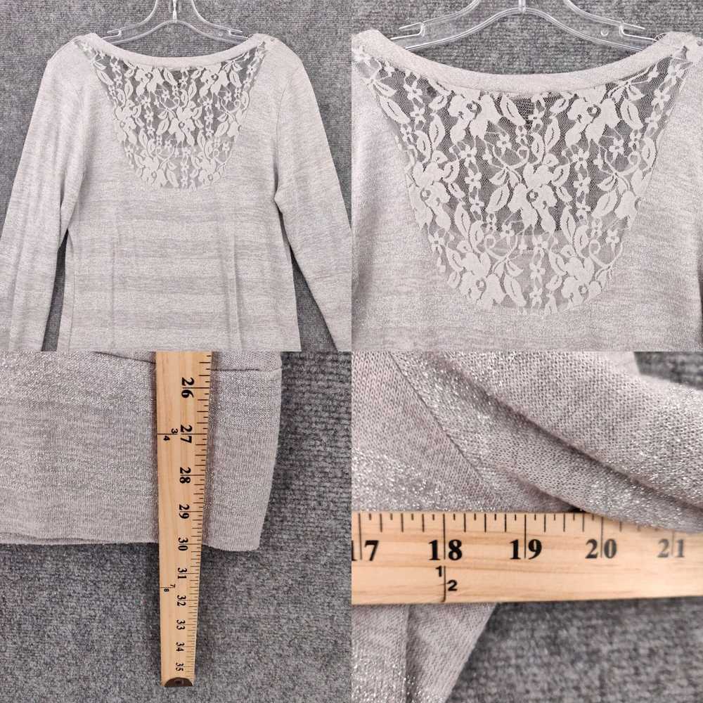 Rue 21 Rue21 Sweater Womens XL Gray Pullover Tuni… - image 4