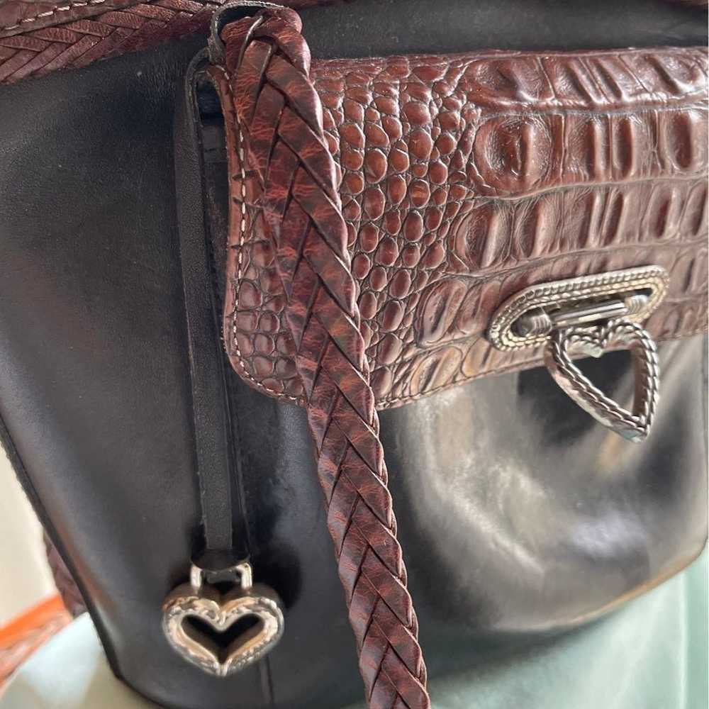 Brighton leather handbag - image 2