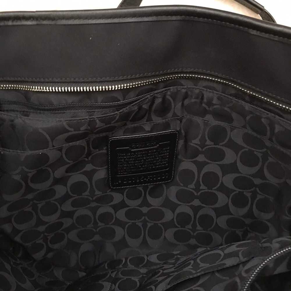 Large Black Coach Carrying Bag - image 3