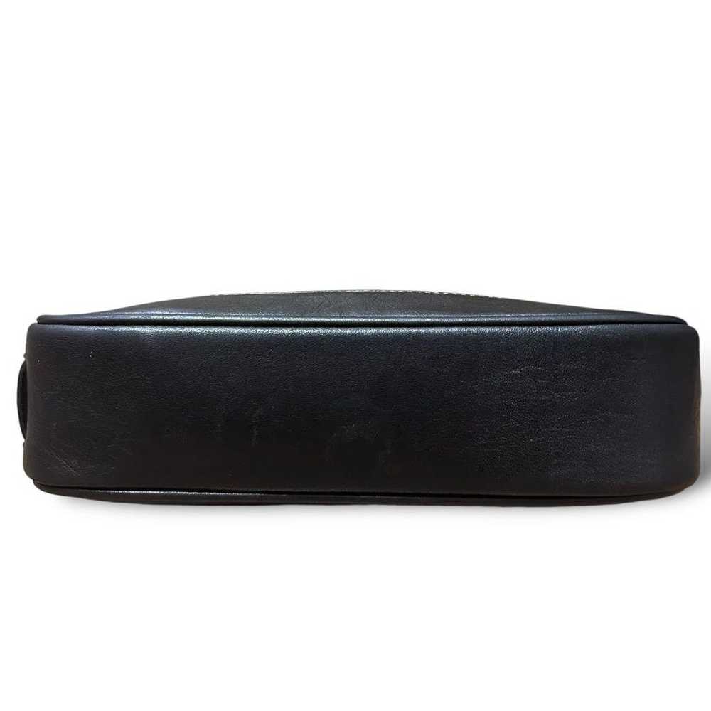 COACH Handbag Accessory Pouch All Leather Black L… - image 7