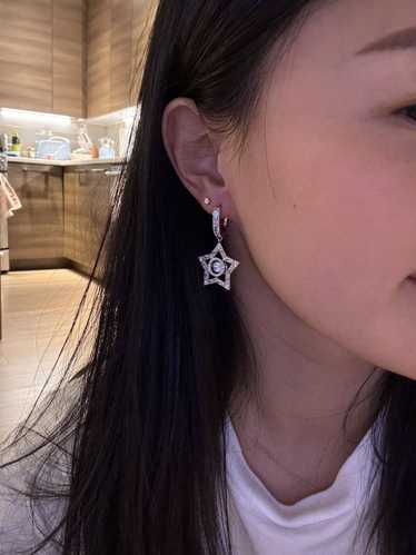 Swarovski Shiny star crystal earrings