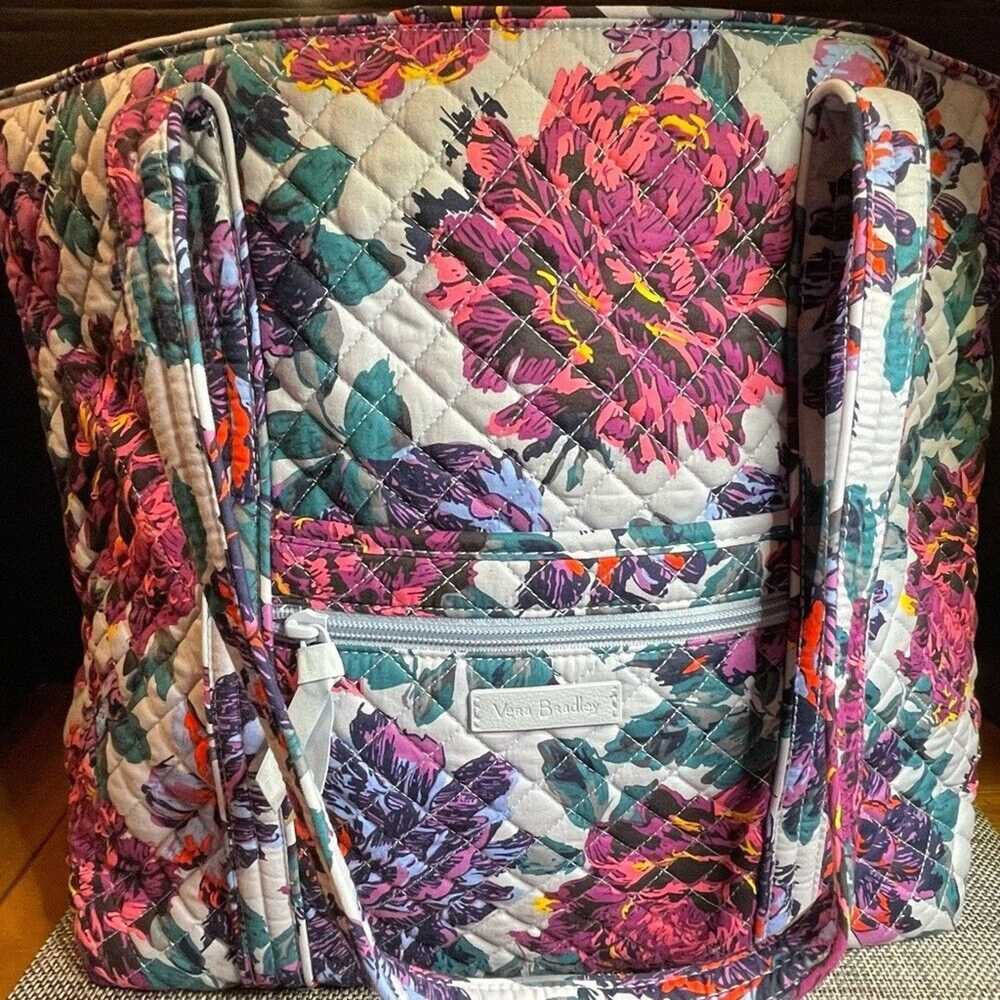 Vera Bradley Vera Bradley Neon Blooms Grand Tote … - image 1