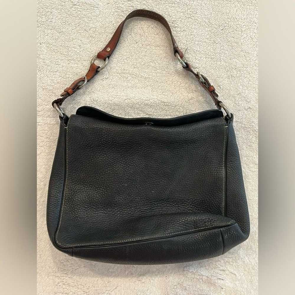 Vintage Coach Chelsea Shoulder Bag Black Leather … - image 4