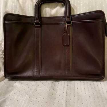 Coach leather briefcase - image 1