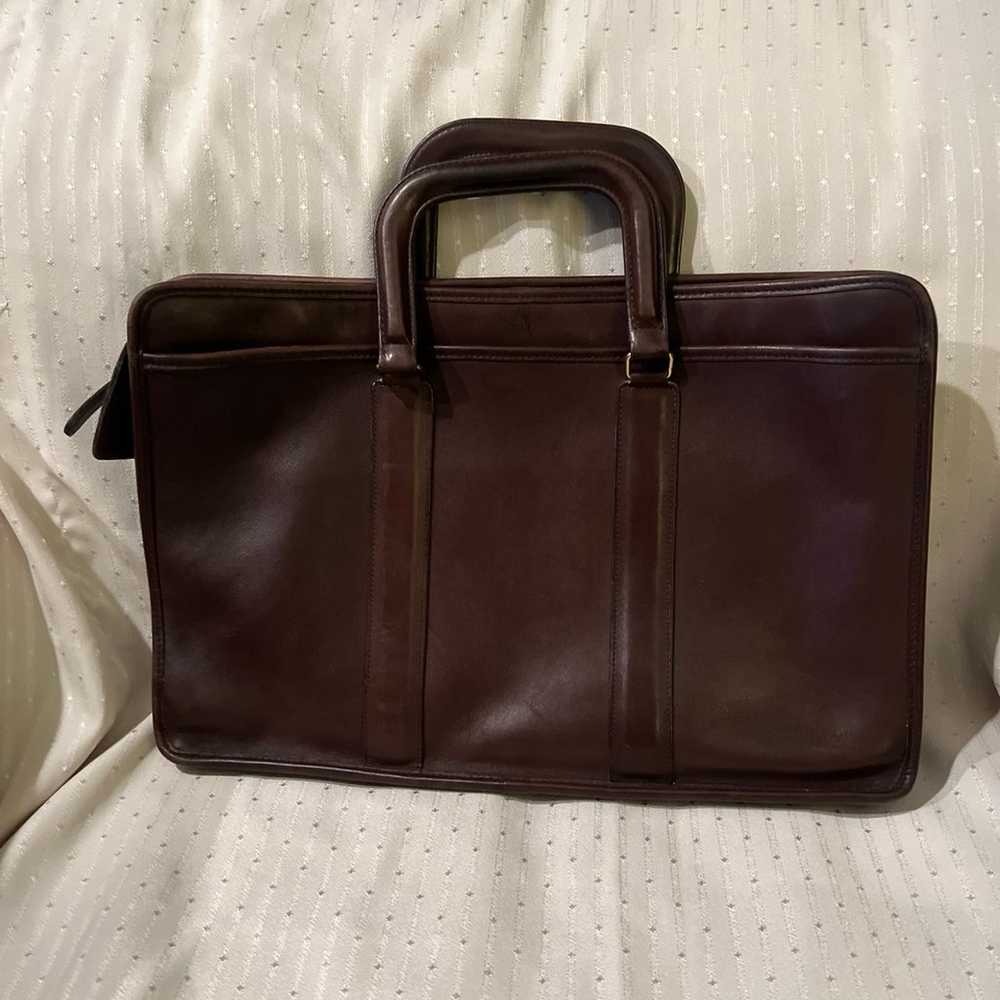 Coach leather briefcase - image 2