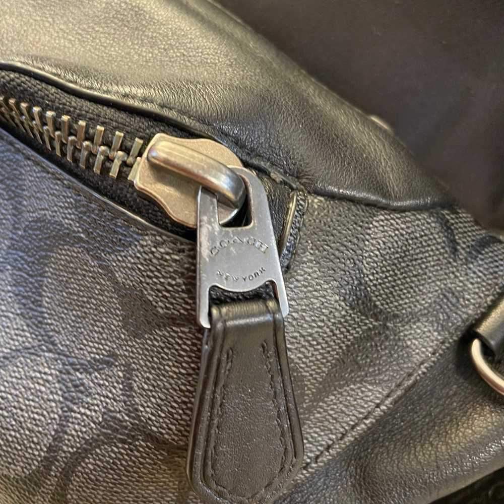 Coach F78777 Canvas Signature Belt Bag - Charcoal… - image 2