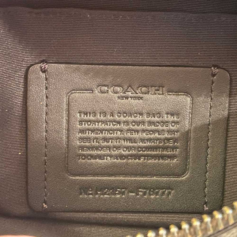 Coach F78777 Canvas Signature Belt Bag - Charcoal… - image 5