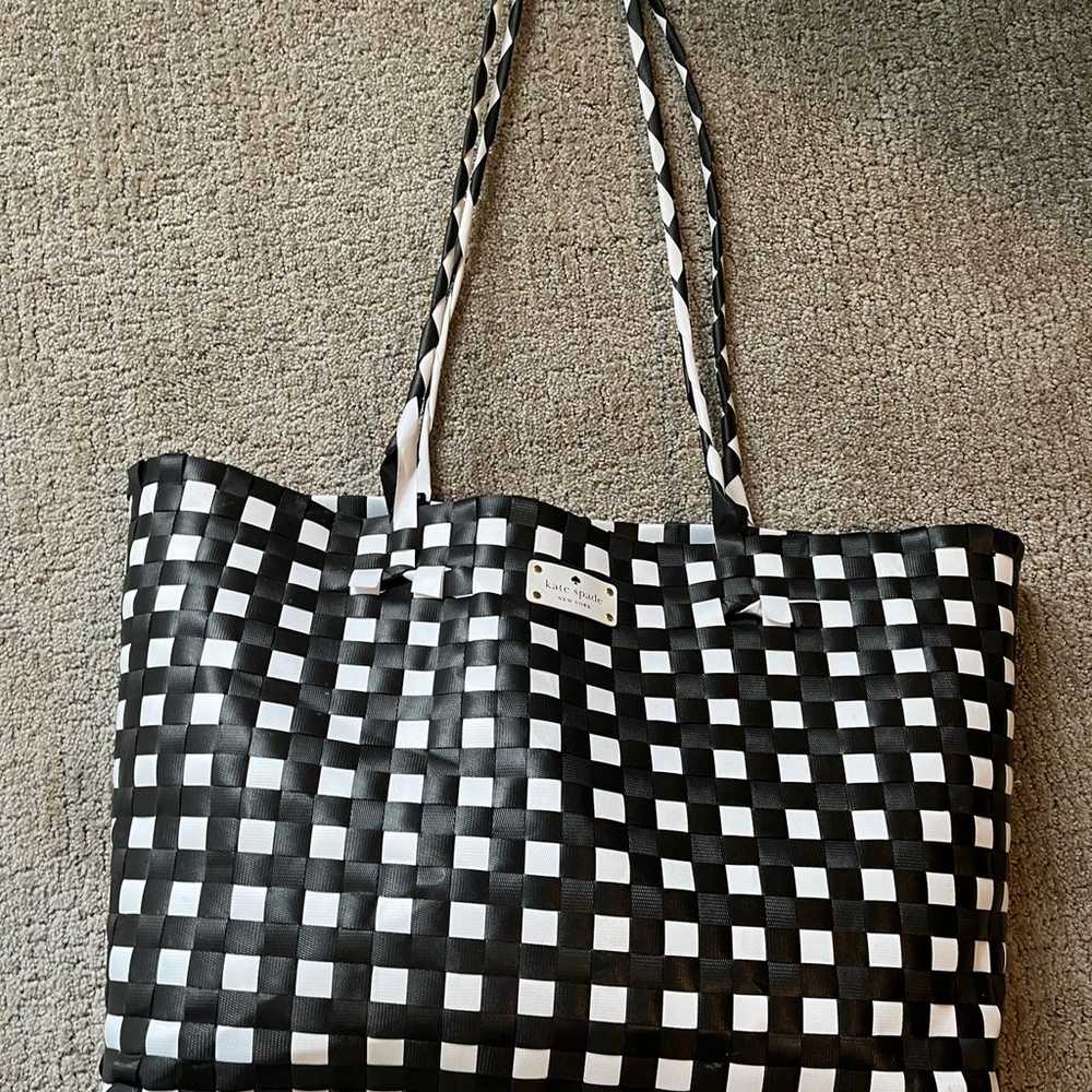 Kate Spade woven tote - image 1