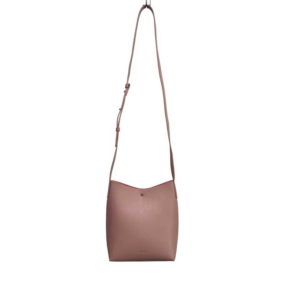 SAMARA Handbags Taupe/Dusty Pink Leather Crossbod… - image 2