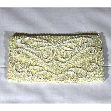 VTG Gary Gail Dallas Cream/Ivory Butterfly Beaded… - image 1