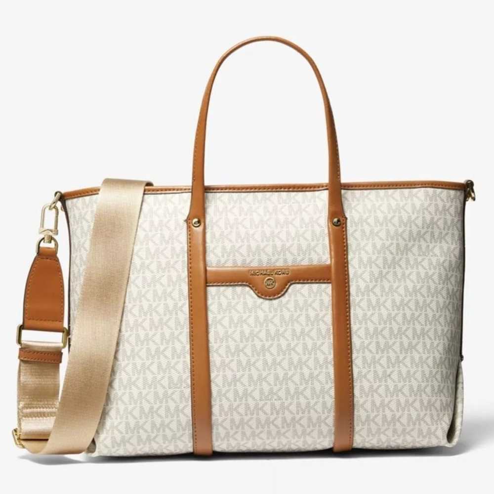 Michael Kors Beck MK Signature Convertible Tote B… - image 7