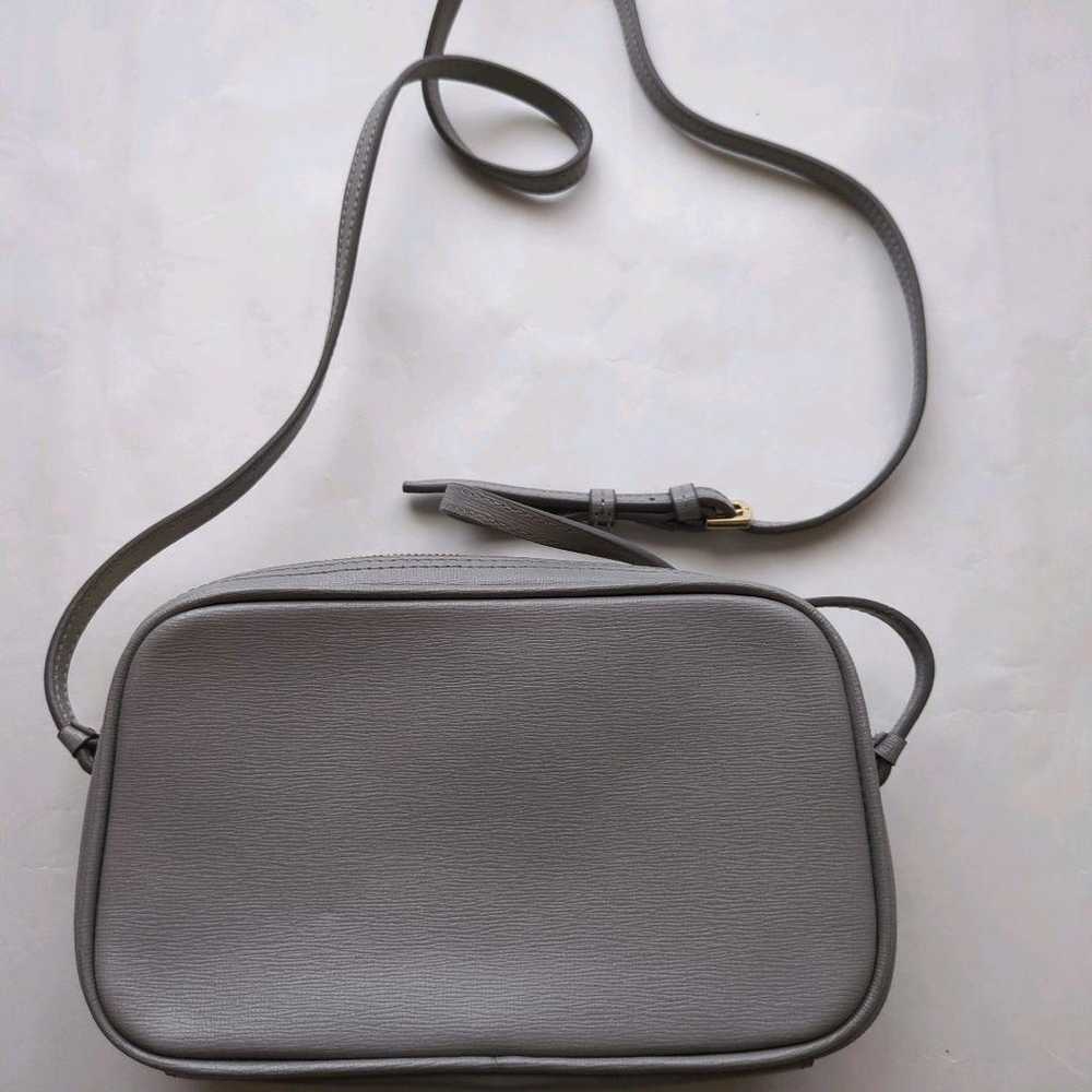 【Near Mint】FURLA Gray Shoulder Bag with Dust Bag … - image 3