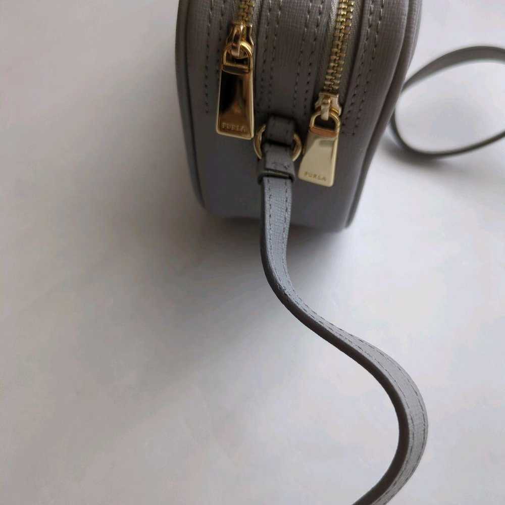 【Near Mint】FURLA Gray Shoulder Bag with Dust Bag … - image 6