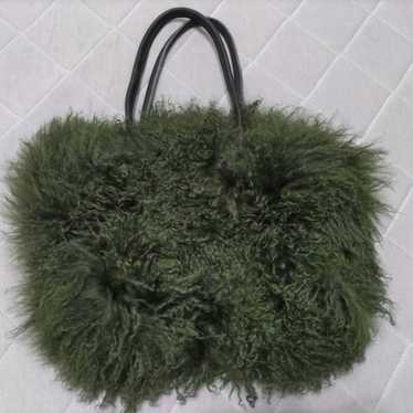 TAFF Fur Bag Moss Green TAFF - image 1