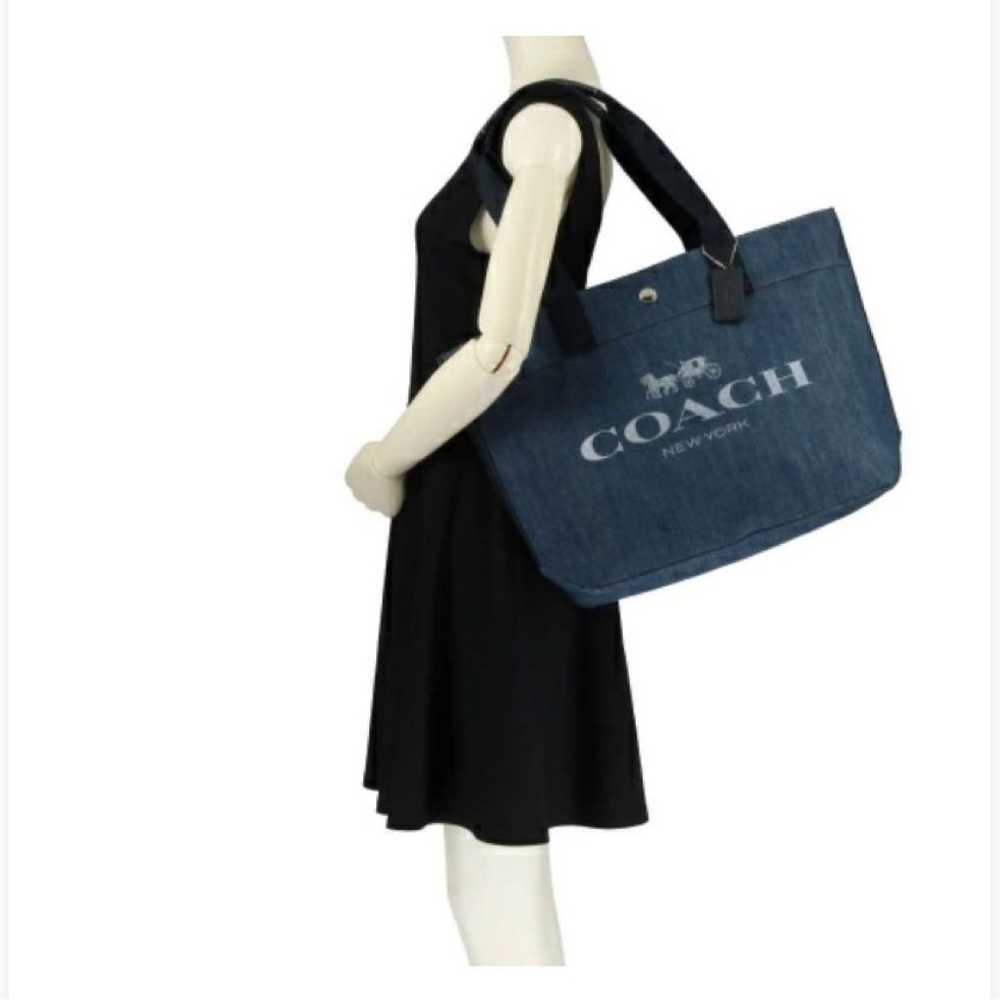 Coach denim tote bag. - image 5