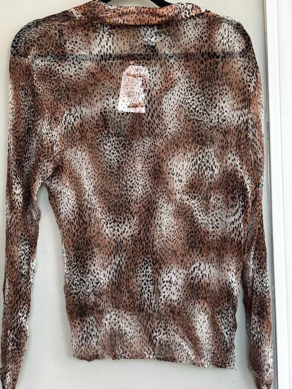 Casual Studio Sheer Leopard Blouse (M) | Used,… - image 3