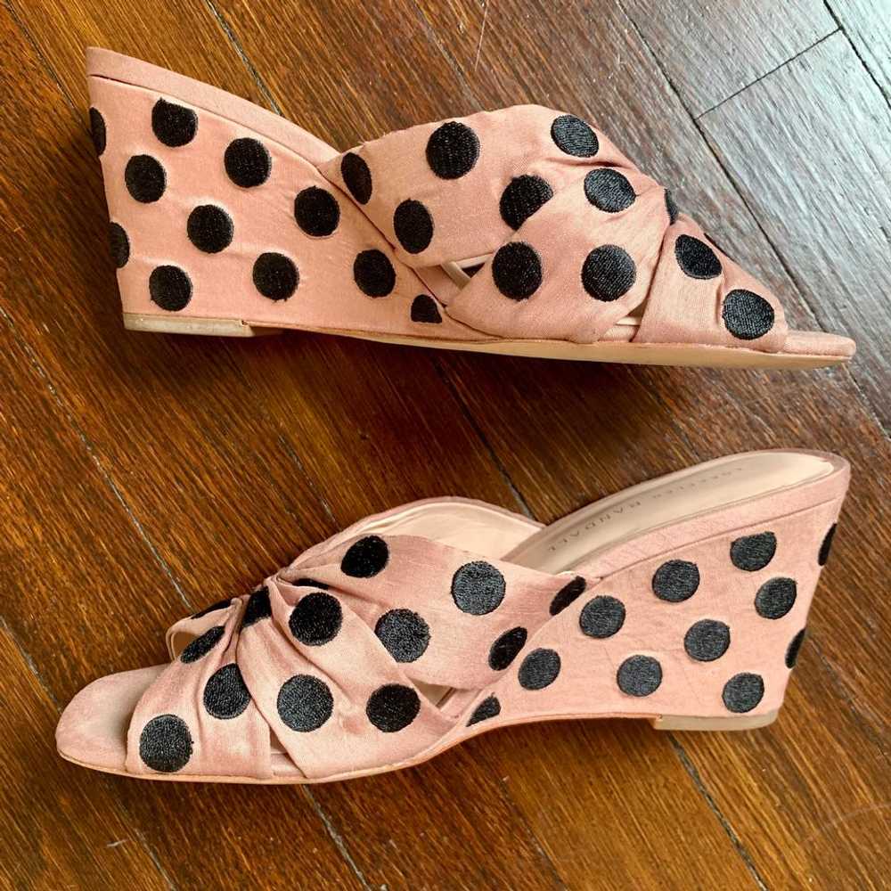 Loeffler Randall Sonya Polkadot Wedge (37) | Used… - image 4