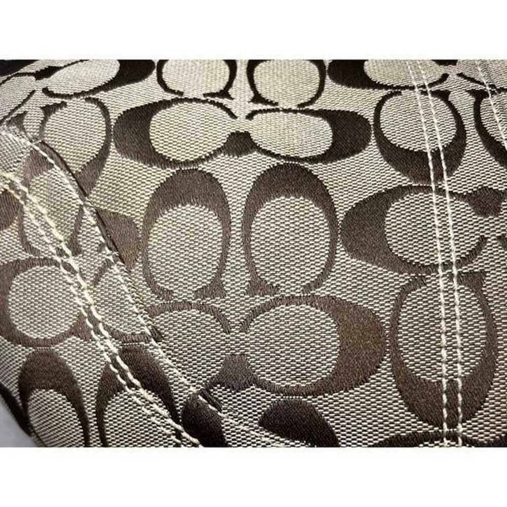 Y2K Coach 10611 Soho Signature Jacquard Woven Lea… - image 10