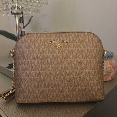 Michael Kors Cindy Lg Crossbody Gold