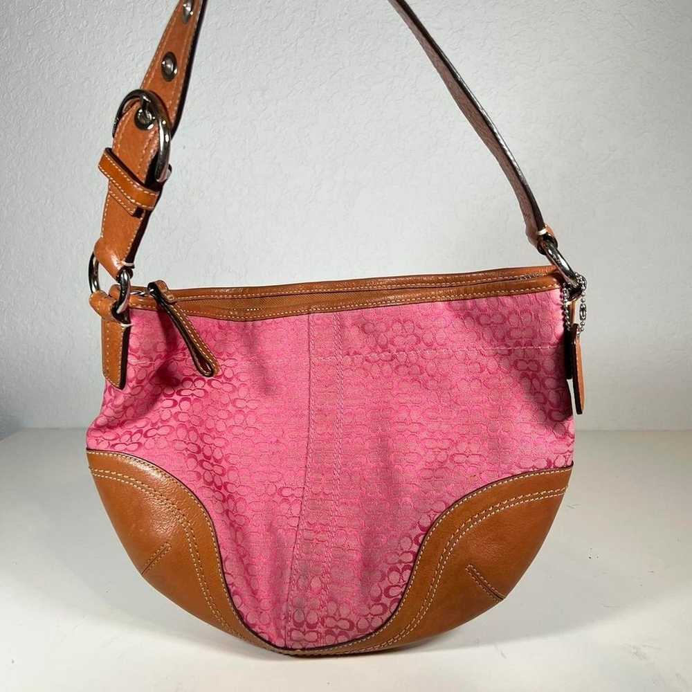 Coach 2008 Signature Canvas Hobo Bag F10924 - image 1