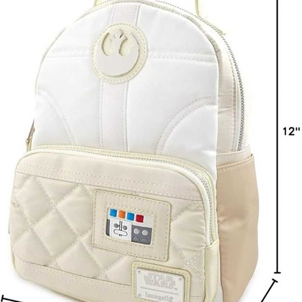 Loungefly x Star Wars Princess Leia Satin Backpac… - image 5