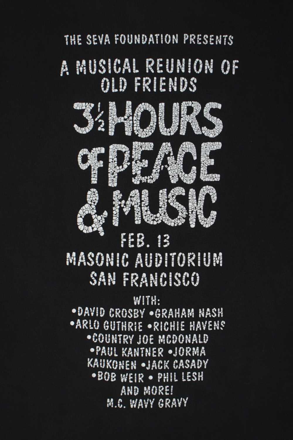 3½ Hours Of Peace & Music Tee* - image 4