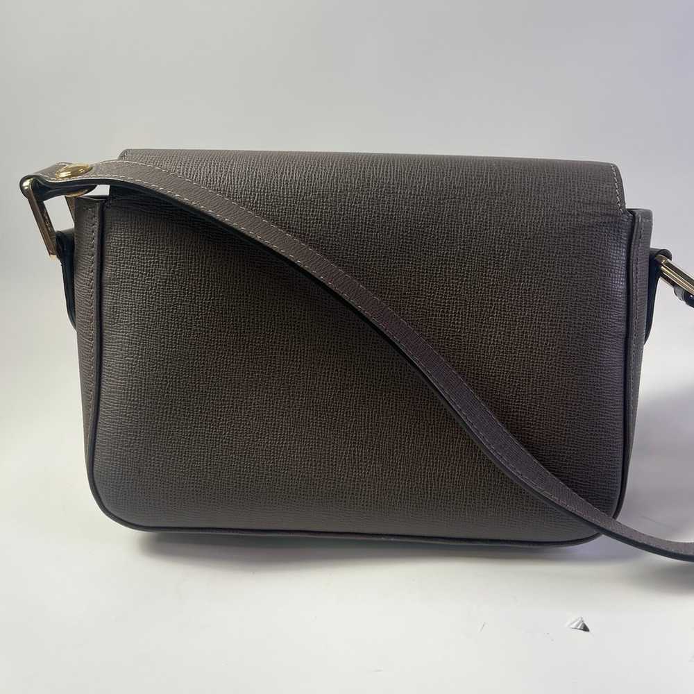 Longchamp dark gray leather crossbody bag - image 3