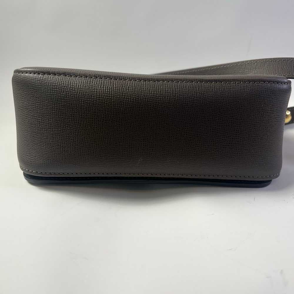 Longchamp dark gray leather crossbody bag - image 4