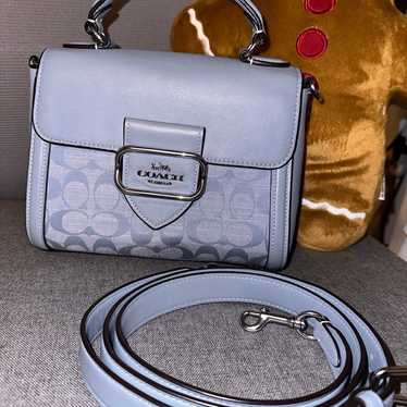 Coach CHAMBRAY Morgan handle top (READ DESCRIPTION