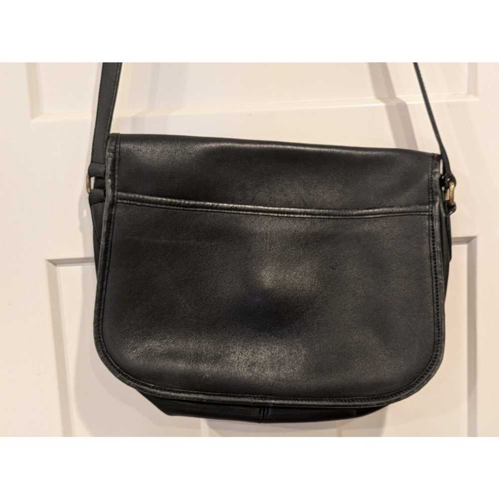 Vintage COACH Black Leather City Bag 9790 in GUC - image 3