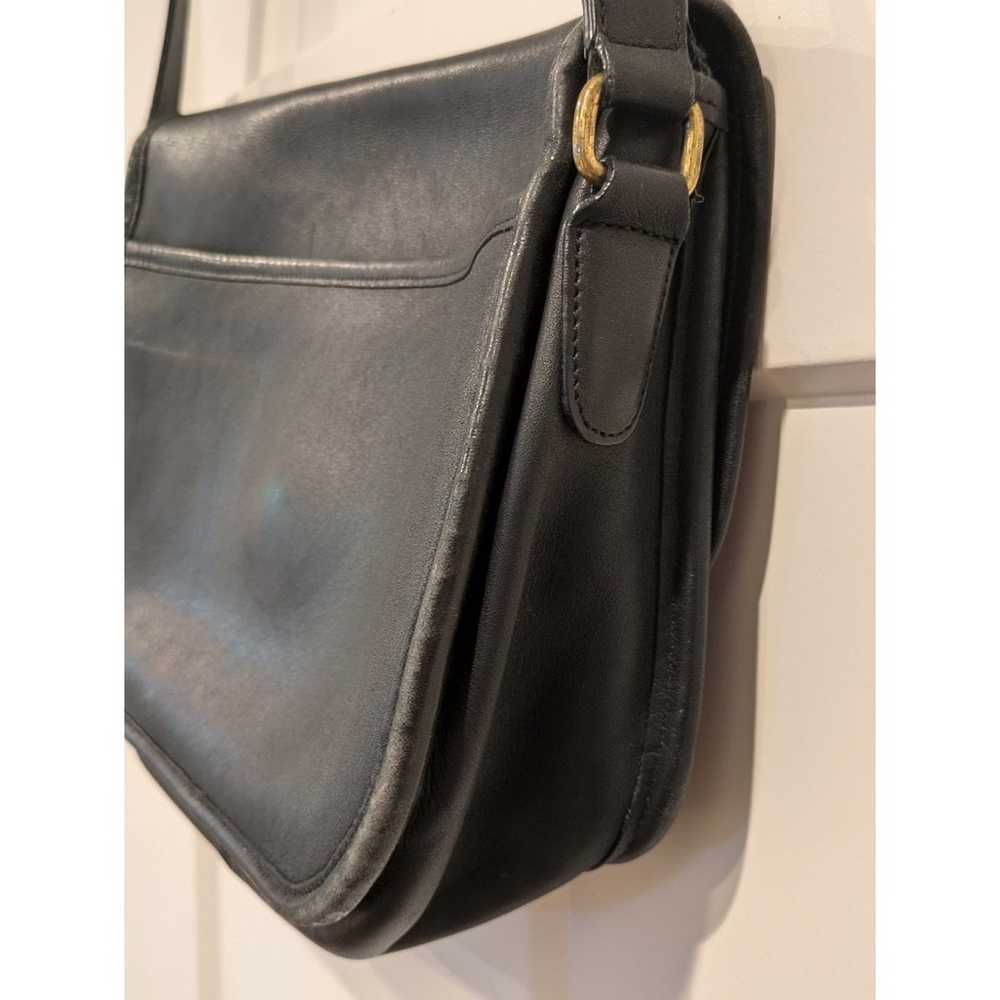 Vintage COACH Black Leather City Bag 9790 in GUC - image 4