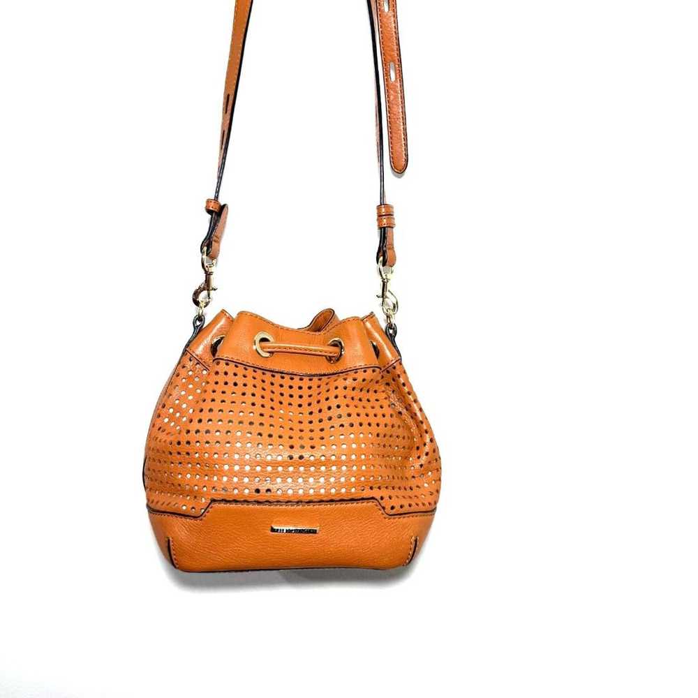 Rebecca Minkoff Mini Fiona Perforated Bucket Bag … - image 3