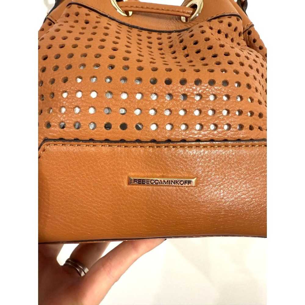 Rebecca Minkoff Mini Fiona Perforated Bucket Bag … - image 4